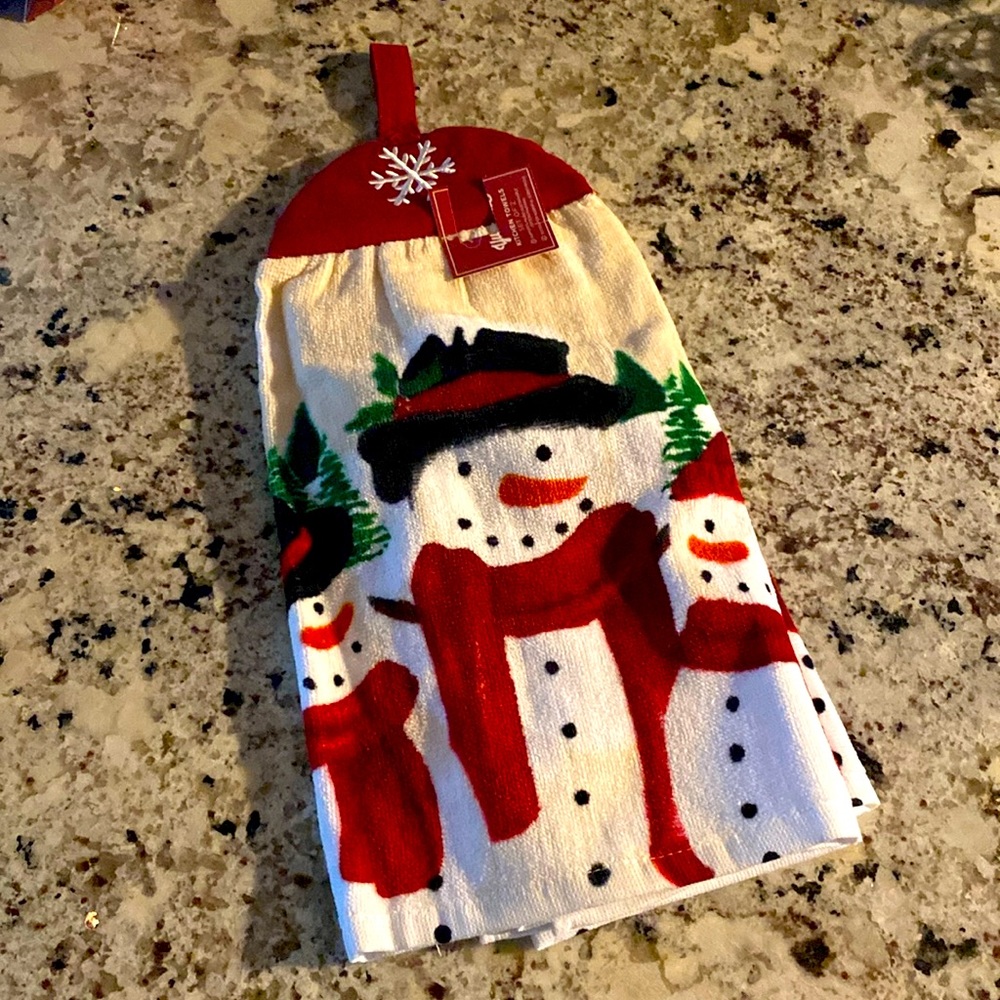 Snowman Kitchen Towels